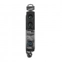 Qoltec 50105 surge protector Black 4 AC outlet(s) 230 V 2.5 m Qoltec 50105 surge protector Black 4 AC outlet(s) 230 V 2.5 m