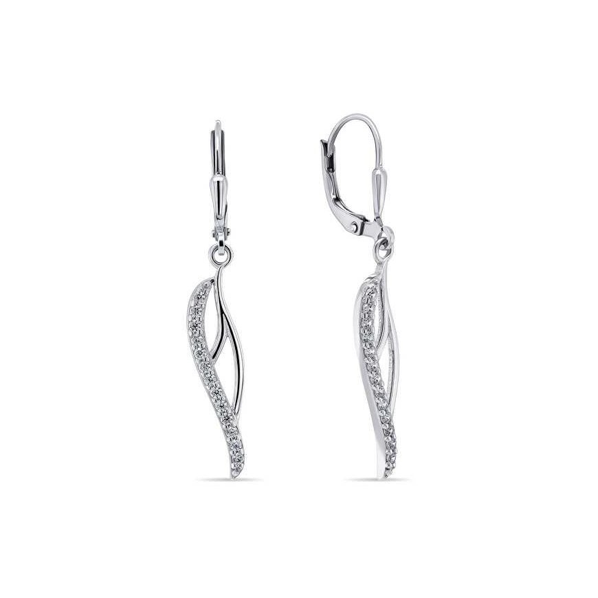 Brilio Silver Brilio Silver Charming silver earrings with zircons EA270W