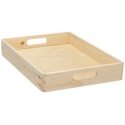 Wooden storage tray, 40 x 30 x 7 cm, ZELLER Wooden storage tray, 40 x 30 x 7 cm, ZELLER