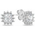 Brilio Silver Shiny silver earrings with zircons EA1051W Brilio Silver Shiny silver earrings with zircons EA1051W