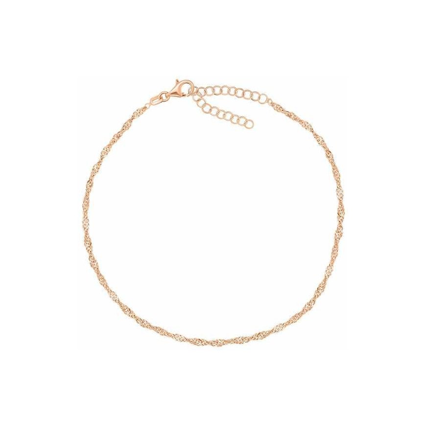 Brilio Silver Brilio Silver Timeless gold-plated anklet Lambáda ANK102R