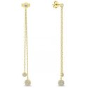 Brilio Silver Brilio Silver Original gold-plated earrings with zircons EA629Y Brilio Silver Brilio Silver Original gold-plated earrings with zircons EA629Y