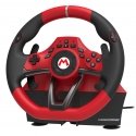 Hori Mario Kart Racing Wheel Pro Deluxe Juoda, Raudona USB Vairas + pedalai Analogas Nintendo Switch
