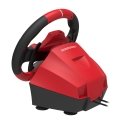 Hori Mario Kart Racing Wheel Pro Deluxe Juoda, Raudona USB Vairas + pedalai Analogas Nintendo Switch