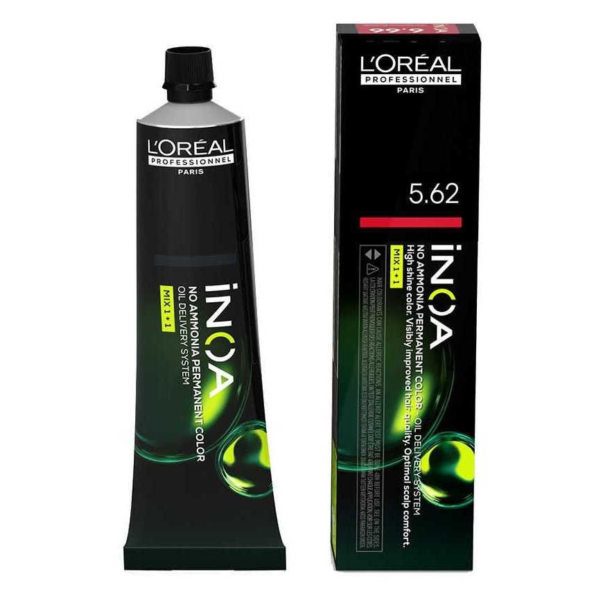 Ammattimainen hiusväri "L'oreal Professionnel Inoa No Ammonia Permanent Color" 5,62 60g – 2