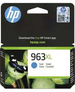 HP 963XL High Yield Cyan Original Ink Cartridge