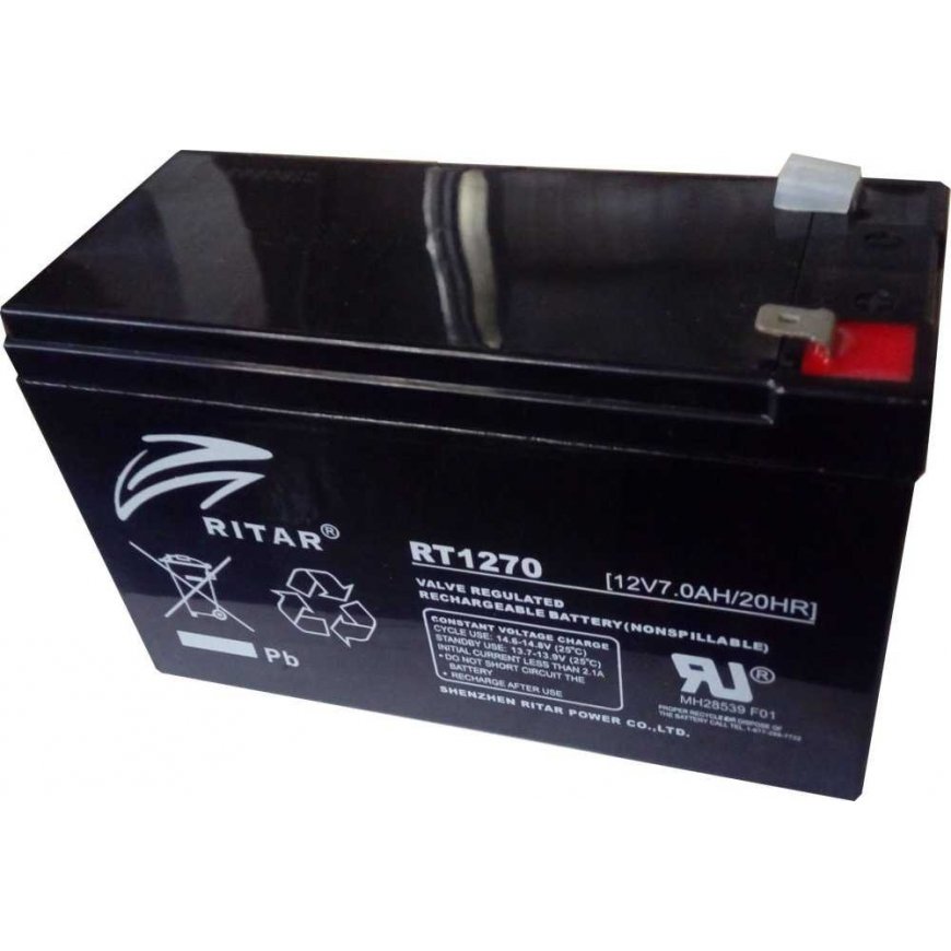 Eurocase akku NP7-12, korvaava RBC2