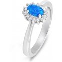 Brilio Silver Brilio Silver Elegant silver ring with opal and zircons RI106WB Brilio Silver Brilio Silver Elegant silver ring with opal and zircons RI106WB