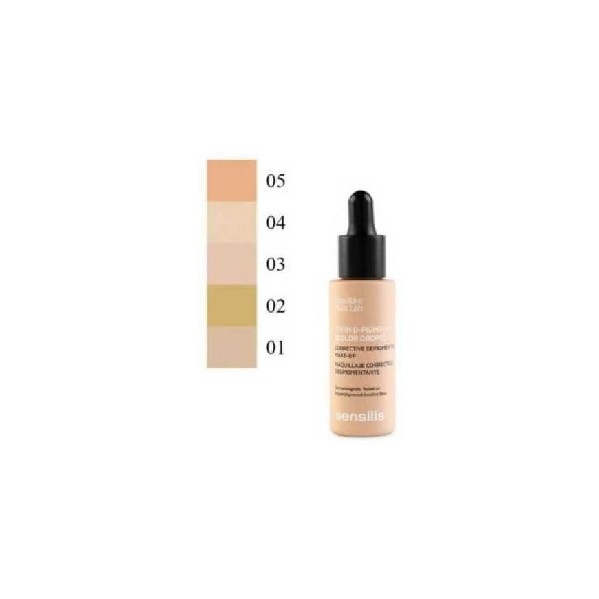 Face corrector Sensilis Skin D-Pigment Color Drops Peche rose 30 ml – 2
