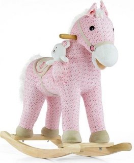 Milly Mally Rocking Toy - Pony, pinkki