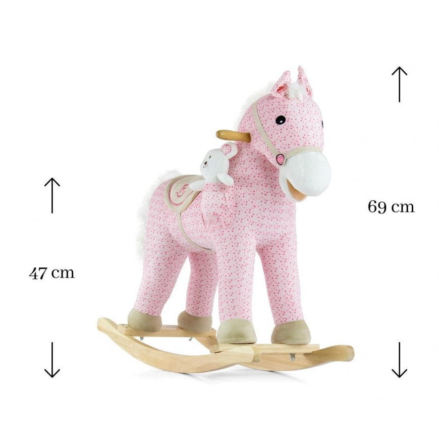 Milly Mally Rocking Toy - Pony, pink – 5