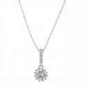 Beneto Silver Necklace with Zircons AGS1142/47 Beneto Silver Necklace with Zircons AGS1142/47
