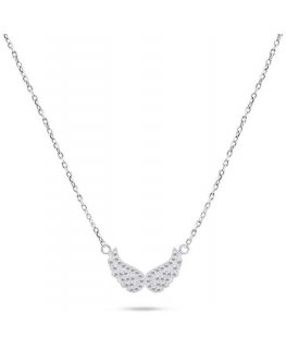 Brilio Silver Brilio Silver Delicate silver necklace Angel wings NCL84W