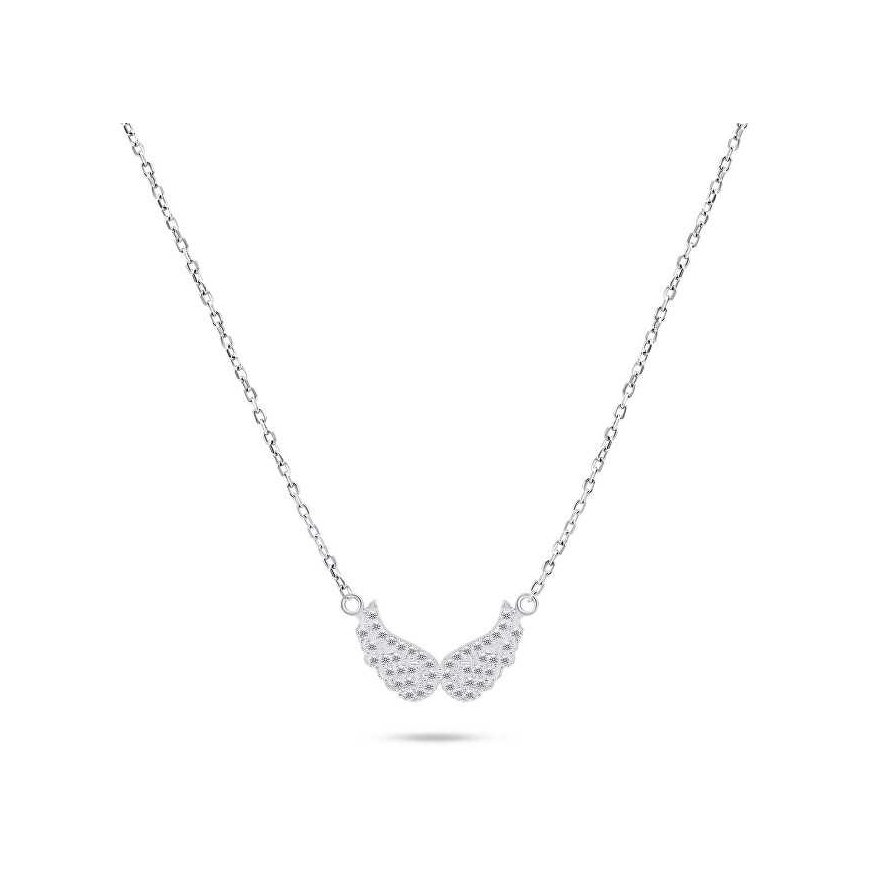 Brilio Silver Brilio Silver Delicate silver necklace Angel wings NCL84W