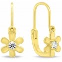 Brilio Silver Design Girls Gold Plated Earrings Flowers EA193Y Brilio Silver Design Girls Gold Plated Earrings Flowers EA193Y
