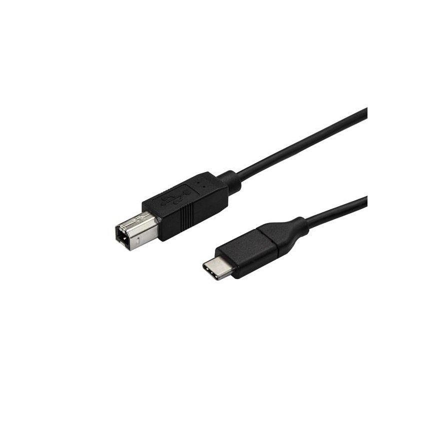 StarTech.com USB2CB50CM USB кабель USB 2.0 0,5 m USB C USB B Черный