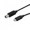 StarTech.com USB2CB50CM USB kabelis USB 2.0 0,5 m USB C USB B Juoda