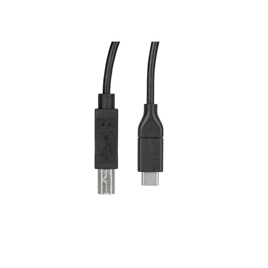 StarTech.com USB2CB50CM USB кабель USB 2.0 0,5 m USB C USB B Черный – 3