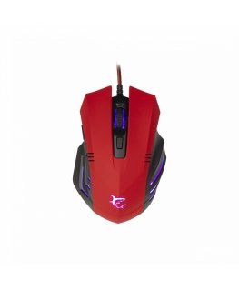 White Shark HANNIBAL 2 Red hiiri Pelaaminen Oikeakätinen USB A-tyyppi Optinen 3200 DPI