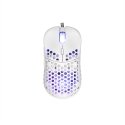White Shark ΞSHARK Naginata White hiir Mängimine Mõlemakäeline USB tüüp A Optiline 16000 DPI