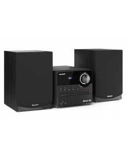Sharp XL-B512(BK) kodin äänentoistolaite Kodin mikroaudiojärjestelmä 45 W musta