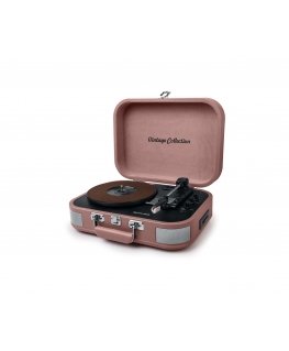 Muse MT-201 BTP audio turntable Belt-drive audio turntable Black, Pink