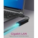 ICY BOX IB-HUB1419-LAN USB 3.2 Gen 1 (3.1 Gen 1) Type-A Juoda