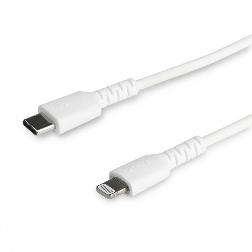 StarTech.com RUSBCLTMM1MW mobilo telefonu kabelis Balts 1 m USB C Lightning