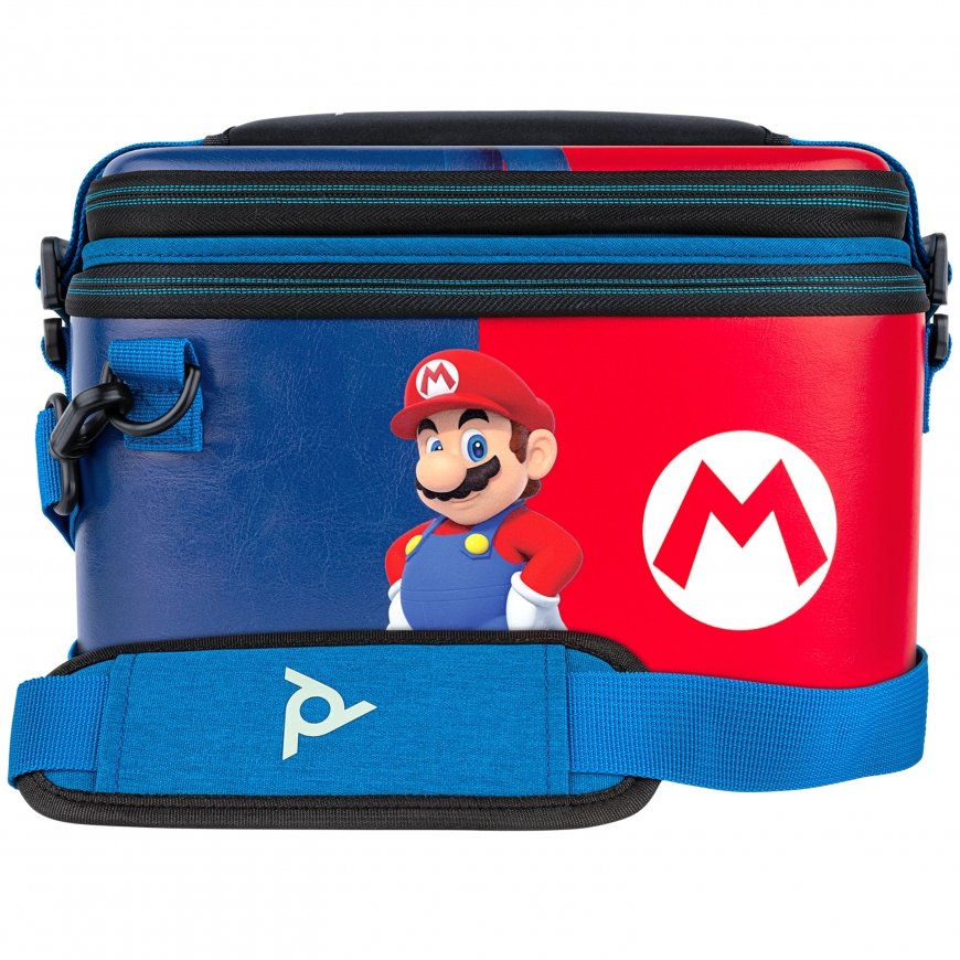 PDP Overnight: Power Pose Mario Ciets portatīvā datora apvalks Nintendo Daudzkrāsains