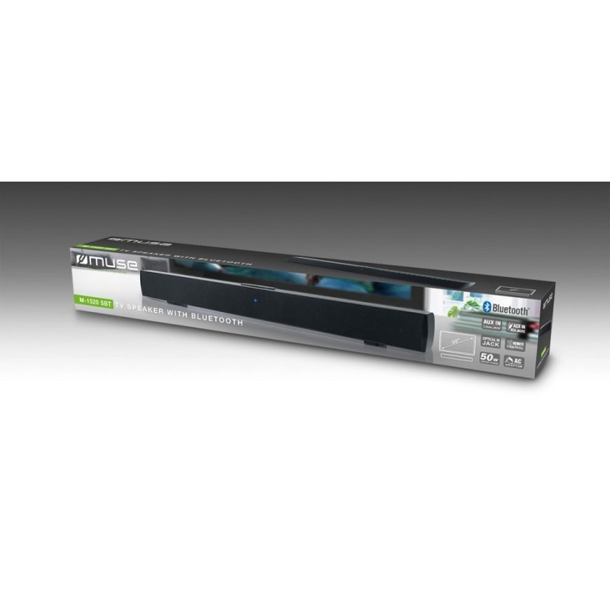 Muse M-1520SBT garso sistemos (soundbar) kolonėlė Juoda 50 W – 3