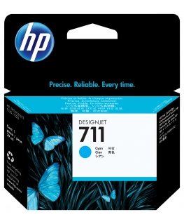 HP 711 29-ml Cyan DesignJet Ink Cartridge