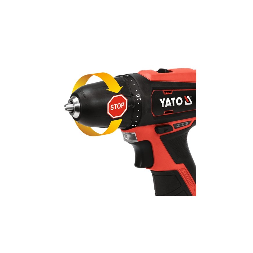 Yato YT-82901 power screwdriver/impact driver 1300 RPM Black, Red – 4
