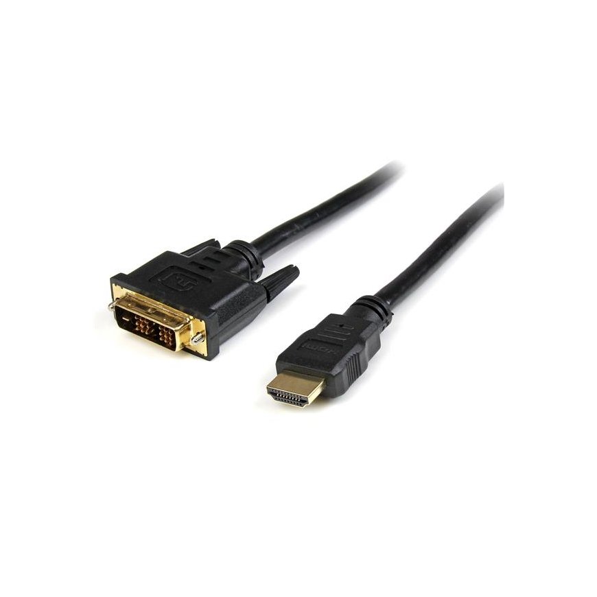 StarTech.com HDDVIMM2M videokaabliadapter 2 m HDMI DVI-D Must