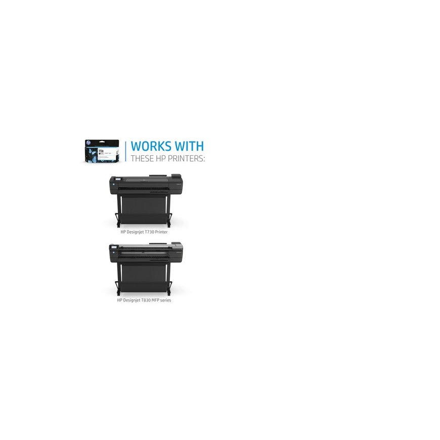 HP 728 130-ml Matte Black DesignJet Ink Cartridge струйный картридж 1 шт Подлинный Стандартная Матов – 5