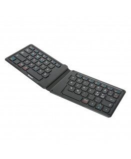 Targus AKF003NO tastatūra Universāls Bluetooth sistēma QWERTY Ziemeļvalstu Melns