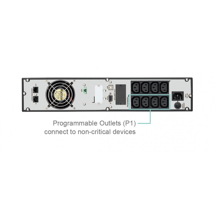 FSP Clippers RT 2K puhvertoiteallikas (UPS) Online UPS 2 kVA 2000 W – 4