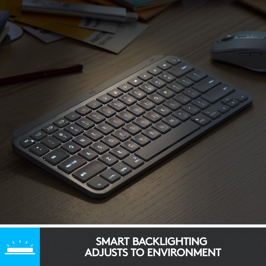 Logitech MX Keys Mini For Mac Minimalist Wireless Illuminated Keyboard klaviatuur Kontor Bluetooth Q – 5