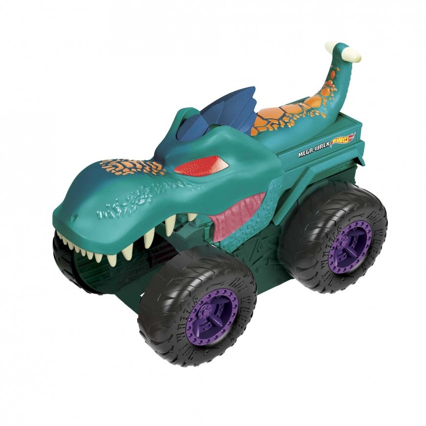 Hot Wheels Monster Trucks Car Chompin' Mega-Wrex Vehicle – 3