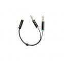 Deltaco AUD-202 garso kabelis 0,1 m 2 x 3.5mm 3.5mm Juoda Deltaco AUD-202 garso kabelis 0,1 m 2 x 3.5mm 3.5mm Juoda