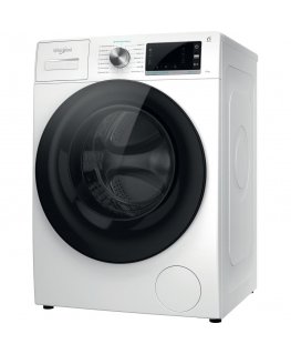 Whirlpool W6 XW845WB EE veļasmašīna Ielādēšana no priekšas 8 kg 1400 RPM Melns, Balts