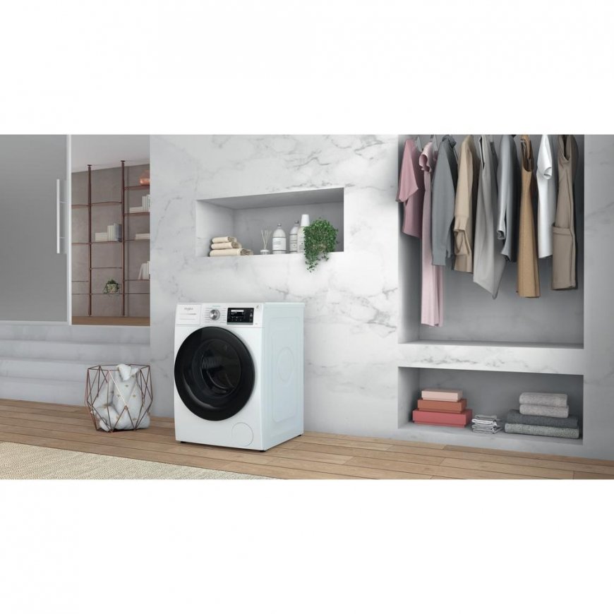 Whirlpool W6 XW845WB EE veļasmašīna Ielādēšana no priekšas 8 kg 1400 RPM Melns, Balts – 5