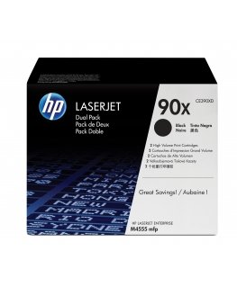 HP 90X 2-pack High Yield Black Original LaserJet Toner Cartridges