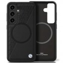 Etui BMW Leather Half Textured MagSafe do Samsung Galaxy S25 Etui BMW Leather Half Textured MagSafe do Samsung Galaxy S25