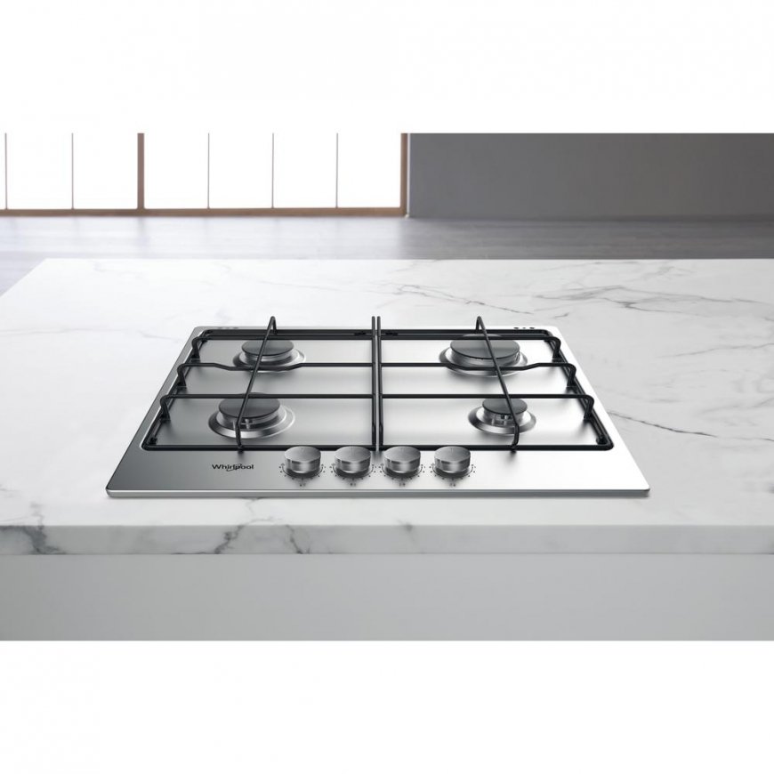 Whirlpool TGML 650 IX Stainless steel Built-in 58 cm Gas 4 zone(s) – 2