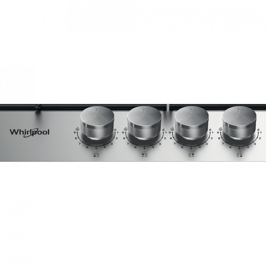 Whirlpool TGML 650 IX Stainless steel Built-in 58 cm Gas 4 zone(s) – 3