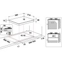 Whirlpool TGML 650 IX Нержавеющая сталь Встроенный 58 cm Газовый 4 зона(ы) Whirlpool TGML 650 IX Нержавеющая сталь Встроенный 58 cm Газовый 4 зона(ы)