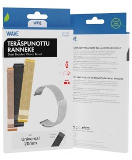 Wave WAVE-MB-UNI-20-BK watch part/accessory Watch strap