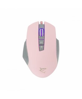 White Shark GARETH Pink mouse Gaming Right-hand USB Type-A Optical 6400 DPI