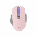 White Shark GARETH Pink kompiuterio pelė Žaidimams Dešinės rankos USB A tipo Optinis 6400 DPI
