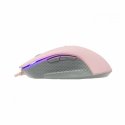 White Shark GARETH Pink kompiuterio pelė Žaidimams Dešinės rankos USB A tipo Optinis 6400 DPI